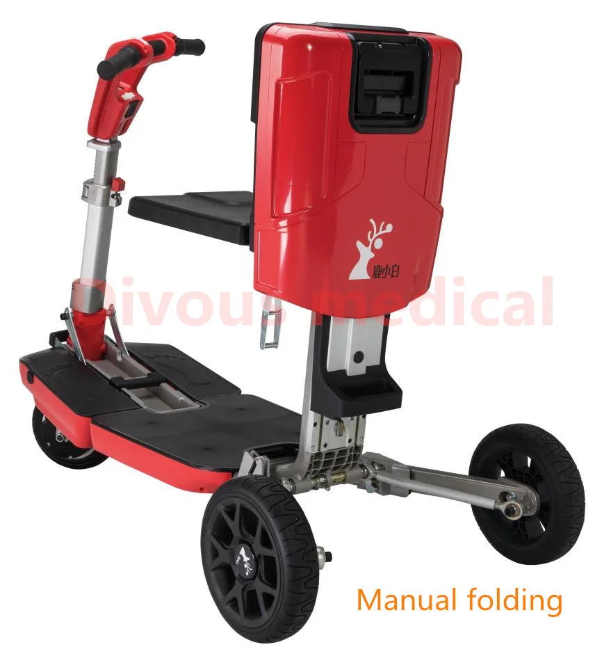 Scooter de mobilité 35km en autonomie , tricycle pliable pour adultes homologué pour le transport aérien, voiture électrique