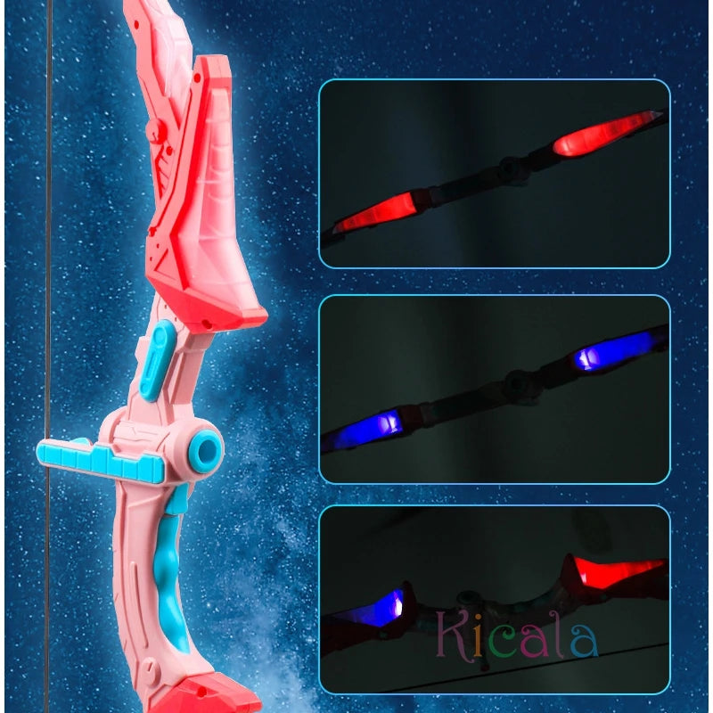 Arc et flèches lumineux pour enfants, jouet idéal pour les garçons et les filles de 3 à 12 ans. Cadeau de Noël parfait