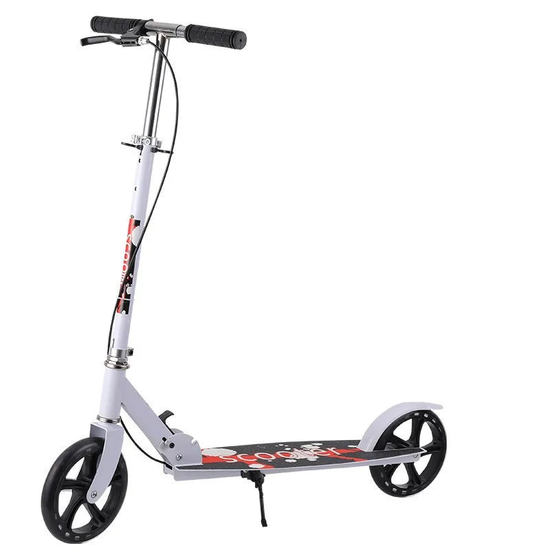 Trottinette 2024 pour adultes et adolescents, pliable, avec frein à main, idéale pour la ville.