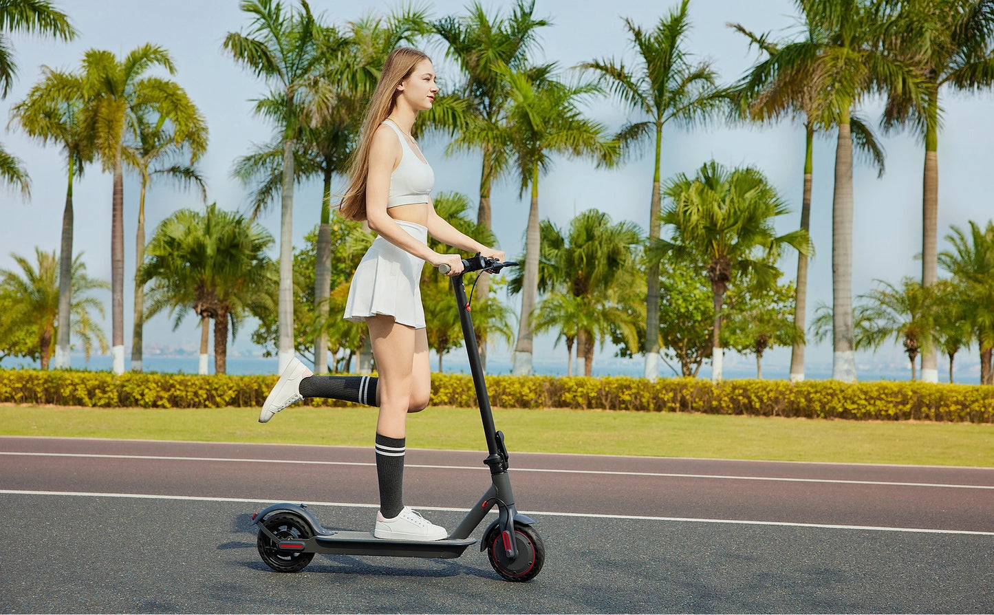 Trottinette électrique G5.0, batterie haute capacité 36 V 10,5 Ah, autonomie de 34 km, vitesse maximale de 30 km/h, moteur de 350 ch, pneus de 21,6 cm, pliable