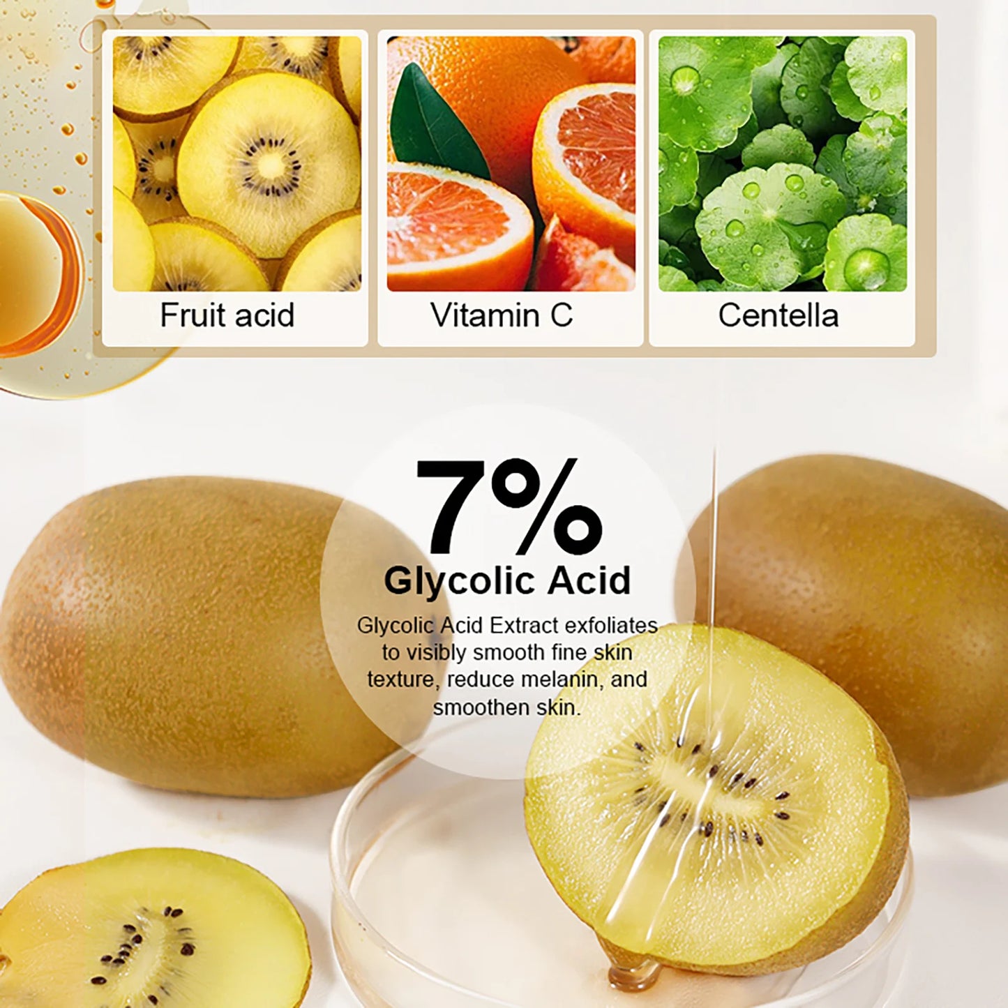 Kit de rajeunissement cutané LKIAE, éclaircissant, hydratant, nettoyant, anti-taches, anti-imperfections, anti-rides, unifiant le teint pour femmes et hommes