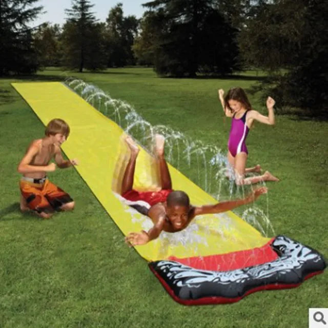Toboggan aquatique gonflable pour jardin, jeux d'été pour enfants, toboggans aquatiques, jouets d'été pour enfants, jouets de pelouse