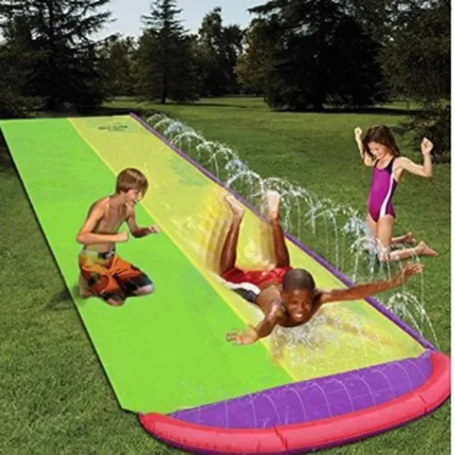 Toboggan aquatique gonflable pour jardin, jeux d'été pour enfants, toboggans aquatiques, jouets d'été pour enfants, jouets de pelouse