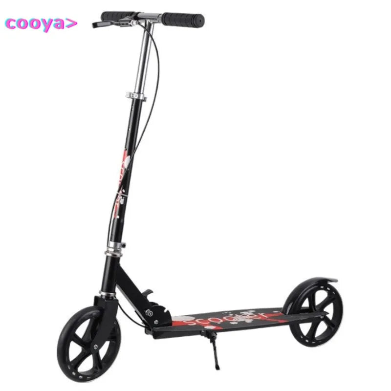 Trottinette 2024 pour adultes et adolescents, pliable, avec frein à main, idéale pour la ville.