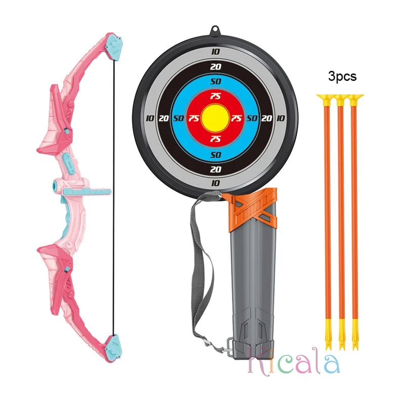 Arc et flèches lumineux pour enfants, jouet idéal pour les garçons et les filles de 3 à 12 ans. Cadeau de Noël parfait
