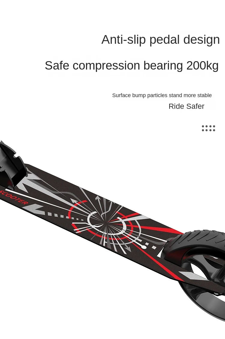 Trottinette 2024 pour adultes et adolescents, pliable, avec frein à main, idéale pour la ville.