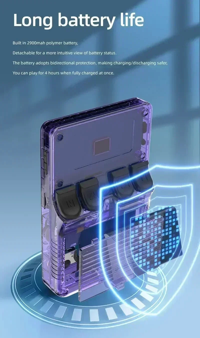 Console portable de jeux rétro compacte R36S, écran IPS 35 pouces, système Linux, 64 Go ou 128 Go de stockage interne, des milliers de jeux