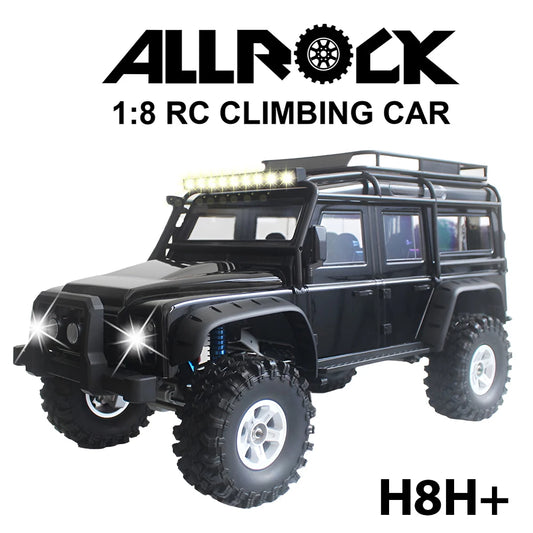 MJX H8H Pro amélioré H8H+ 1/8 1 8 échelle ALLROCK Defender Climbing 4WD Brushless électrique RC voiture tout-terrain Rock Crawler 4x4 Drive