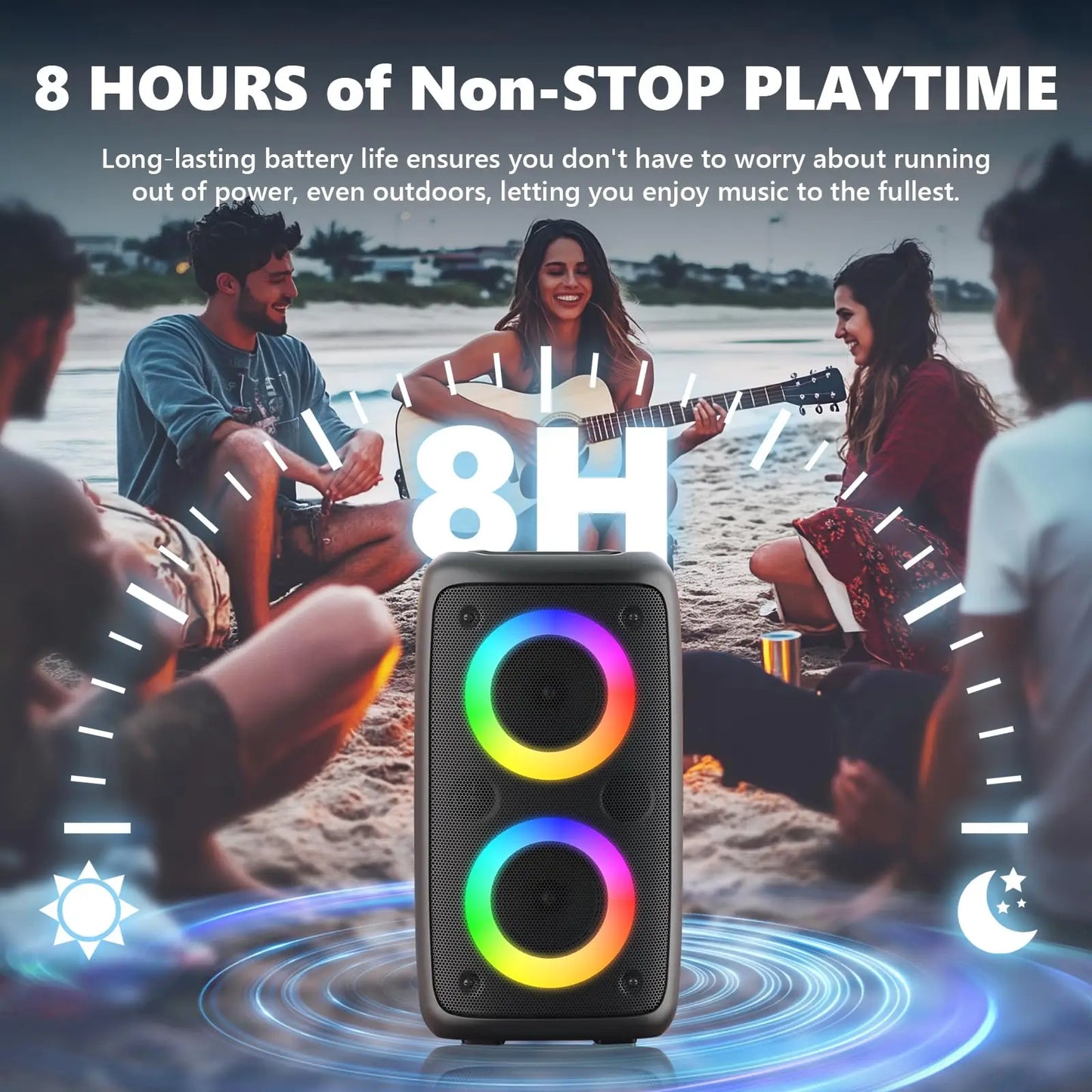 L'enceinte sans fil HY-3317 est équipée d'un caisson de basses, d'un microphone gratuit et d'un son de qualité cinéma.